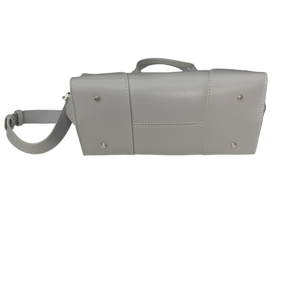 ALEXANDER McQUEEN LEGEND MEDIUM GRAY CONVERTIBLE SATCHEL - Picture 14 of 14
